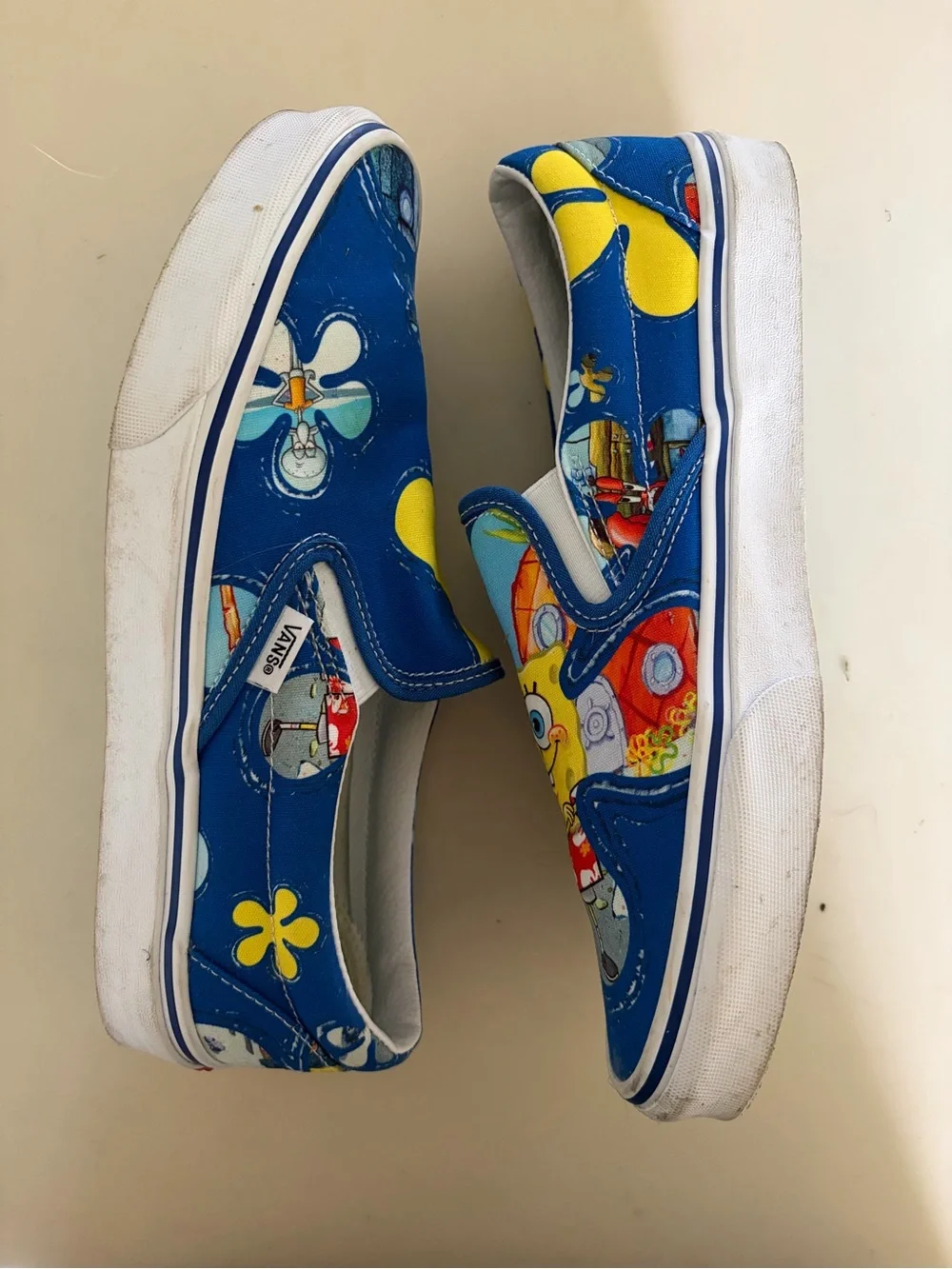 Vans Slip-On SpongeBob Mens Size: 9.5